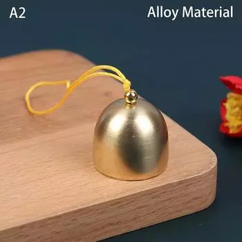 1 шт. подвесной металлический колокольчик сплав/чистая медь винтажный ветряной колокольчик украшение противоугонный сделай сам дверной звонок украшение для дома