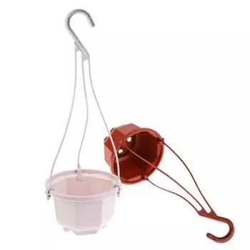 1 шт. подвесной восьмиугольный цветочный горшок пластиковый цветок суккулент орхидея подвесной горшок белый