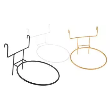 1 шт. подвесные перила для кашпо держатели для цветочных горшков подставка для горшков перила железная стойка балконная корзина для кашпо полка контейнер золотой