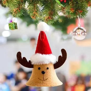 1 шт. подвесные украшения рождественский шерстяной войлок Санта-Клаус снеговик лось