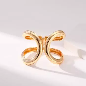 1 шт., полая дуга, двойное кольцо, пружинные браслеты для женщин, пар, юбилей, помолвка, вечерние ювелирные изделия, подарок