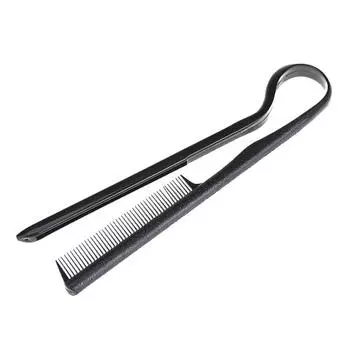 1 шт., полезная расческа для выпрямления волос, парикмахерская, гладкий инструмент, щипцы, инструменты для укладки волос для женщин, щетка для волос, выпрямитель чёрный