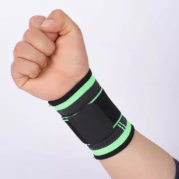 1 шт. полезные широко применяемые повязки, износостойкие браслеты для упражнений для взрослых и детей для фитнеса, спортивные браслеты M зелёный