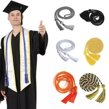 1 шт., полиэфирная пряжа, шнур для чести для выпускного бакалавра, шнур с кисточками