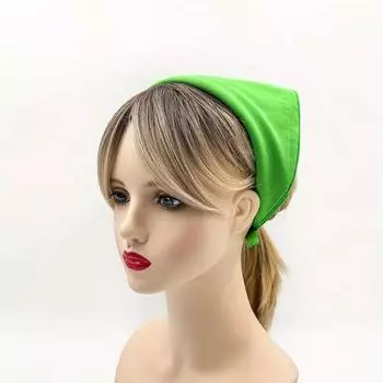 1 шт. полиэстер легкие повязки на голову элегантные квадратные шарфы впитывающее пот полотенце однотонные шарфы бандана унисекс 1pcs