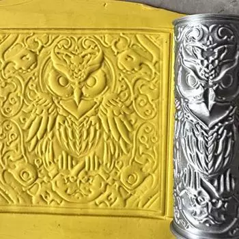 1 шт. полимерная глина с молотковой текстурой, глиняный ролик, ручная работа, цветочный узор, гончарные инструменты, доступны несколько вариантов