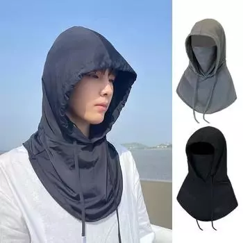 1 шт., полнолицевая рыболовная шляпа, солнцезащитная кепка с маской, летняя шляпа, защита от ультрафиолета, солнцезащитная шляпа, защита шеи, походная шляпа унисекс 4