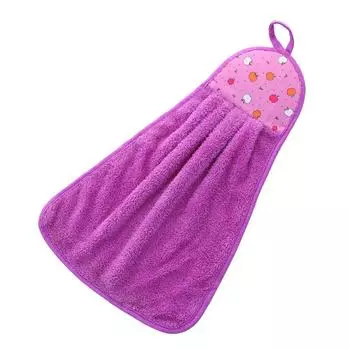 1 шт. полотенца для рук с рисунком тряпки милые коралловые бархатные быстросохнущие салфетки для кухни аксессуары для ванной комнаты темно-розовый