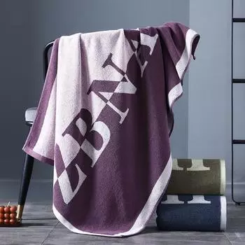 1 шт. Полотенце из хлопка. Новое жаккардовое хлопковое полотенце для лица. Бытовое утолщенное впитывающее воду быстросохнущее банное полотенце. Банное полотенце. Полотенца многоцелевого назначения. 35*75cm