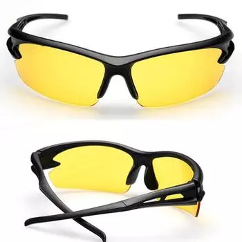 1 шт., поляризационные солнцезащитные очки, очки ночного видения для вождения, для женщин и мужчин, уличные унисекс, очки для велоспорта, подарки жёлтый