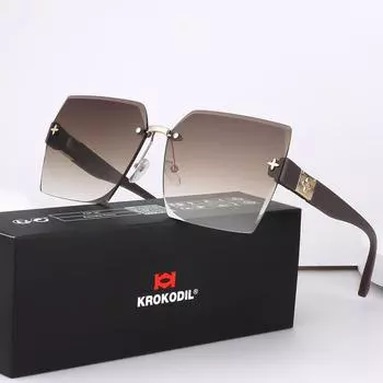 1 шт. поляризованные солнцезащитные очки для женщин, элегантные солнцезащитные очки для вождения на открытом воздухе, солнцезащитные очки для пляжа, с защитой от УФ-излучения и синего света