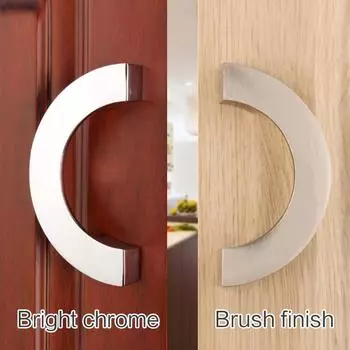 1 шт. полукруглые круглые ручки для ящиков и ручки для корпусной мебели, скрытая утопленная ручка для раздвижных дверей на петлях