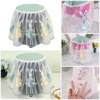 1 шт. полупрозрачная сетчатая кружевная ткань защитная крышка мультяшный узор электрический рисовый горшок пылезащитный чехол yellow