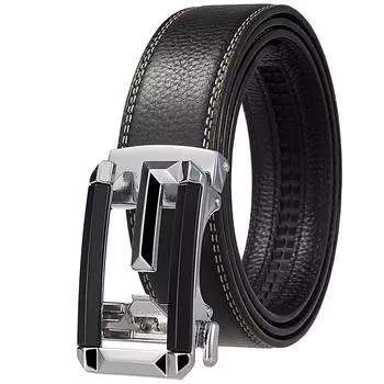 1 шт. полый модный повседневный мужской ремень, первый слой коровьей кожи, автоматический ремень Ly36-305115-5
