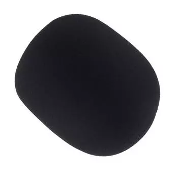1 шт. поп-фильтр микрофон губка чехол микрофон ветрозащита пена ветрозащита для беспроводной Go Ii чёрный