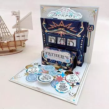 1 шт. Pop Up открытка ко Дню отца - 3D Pop Up открытка ко Дню отца для папы 1pc