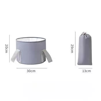 1 шт. Портативная складная ванна для ног с ручками, идеально подходит для замачивания ног во время путешествий, кемпинга и активного отдыха