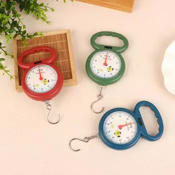 1 шт. Портативные весы для рыбы 10 кг, подвесные весы с крючком, мини-пружинные весы для рыбалки, покупок, путешествий, взвешивания багажа 1