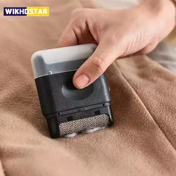 1 шт. портативный эпилятор ручной триммер для волос с шариками резак для ворса свитер бритва инструмент для чистки белья мини-устройство для удаления ворса чёрный