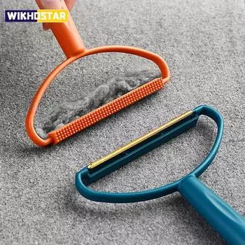 1 шт. Портативный роликовый инструмент для удаления ворса из одежды, бритва для удаления ворса из ткани, удаляет частицы шерсти домашних животных с одежды, инструмент для чистки синий