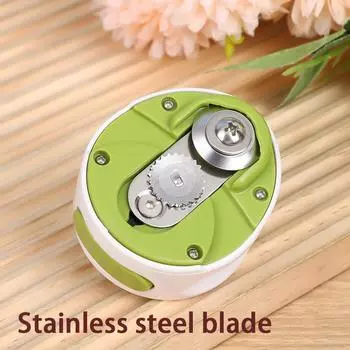 1 шт. портативный ручной открывалка для пива, компактный мини-кухонный гаджет, инструмент, легкий поворот, безопасность, нержавеющая сталь красный