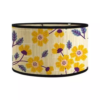 1 шт. Потолочный светильник в этническом стиле, художественный бамбуковый подвесной светильник, абажур из бамбука в богемном стиле, устойчивый 30x30x20 см 30*30*20CM