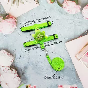 1 шт. поводок для собак на открытом воздухе регулируемый анти-ослабляющий тяговый трос для домашних животных прогулочный трос аксессуары для домашних животных One Size трава зеленый