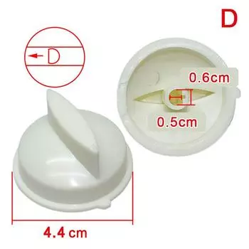 1 шт. Поворотная ручка таймера для микроволновой печи, пластиковый переключатель управления для Media, универсальная катушка для микроволновой печи, поворотная ручка таймера