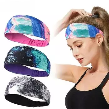 1 шт., повязка на голову для мужчин и женщин, спортивная повязка на голову для бега, тренировок, эластичная влагоотводящая повязка фиолетовый