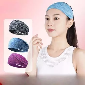 1 шт. повязка на голову для мужчин и женщин, эластичные спортивные повязки для волос, повязки на голову для занятий йогой, головные уборы, повязка на голову, спортивные аксессуары для волос