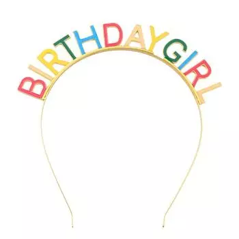 1 шт. Повязка на голову для вечеринки по случаю дня рождения IT S MY BIRTHDAY Капающее масло Разноцветные буквы Корона на день рождения Повязка на голову для девочки