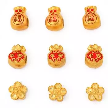 1 шт. позолоченные медные фитинги, бусины для DIY ожерелье, браслет, серьги, изготовление ювелирных изделий, аксессуары для рукоделия 10x10mm золотой