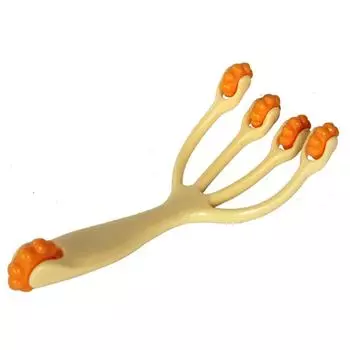 1 шт., пятиколесный шариковый роликовый ручной массаж для талии, спины, шеи и ног, массаж головы и спа для похудения, чтобы освободить фасции