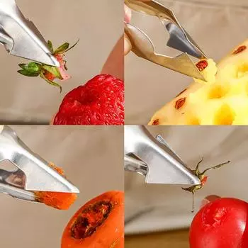 1 шт. практичный нож для чистки глазков ананаса из нержавеющей стали, режущий зажим для удаления семян 1pc