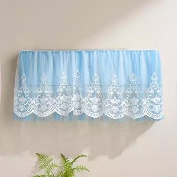 1 шт. предотвращает прямой обдув, удобный кружевной практичный кондиционер, капюшон, включение без снятия подвесного типа M синий