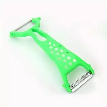 1 шт. Премиум двухголовый многофункциональный овощечистка и резак для фруктов, эффективные кухонные столовые приборы и инструменты