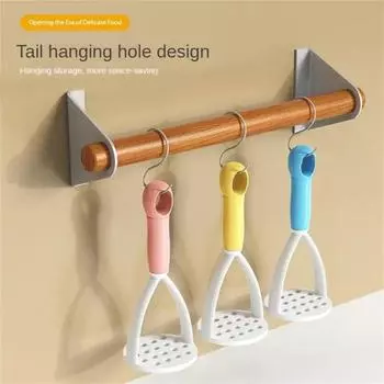 1 шт. прессованный картофельный пресс для пюре, соковыжималка для картофеля, толкатель для гладкого картофельного пюре, дробилка для фруктов, кухонные принадлежности розовый