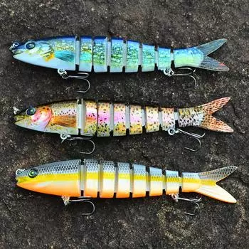 1 шт., приманка для ловли форели, 13 см, 19 г, шарнирная приманка для гольяна, рыболовные снасти, приманки, воблер жёлтый