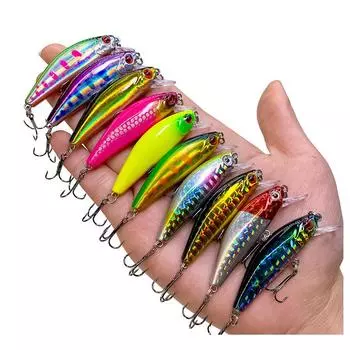 1 шт. приманка для ловли рыбы на мелководье 5,8 см/6 г, плавающая искусственная жесткая приманка, окунь, воблеры, приманки, крючки, снасти 1#