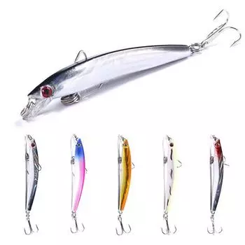 1 шт., приманка для рыбалки на гольяна, 8 см, 5 г, воблеры, наживка для жесткого окуня, щуки, реалистичные рыболовные снасти