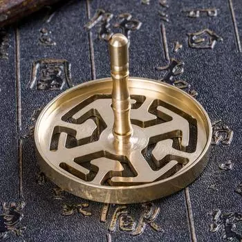 1 шт. Принадлежности для церемонии благовоний Посуда Инструменты Багуа Благовония Печать Благовония Покрытие Игровая Верхняя часть Кодификация Благовоний Форма Для Благовоний Чистый Медный Благовония 1pc