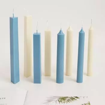 1 шт., принадлежности ручной работы, ароматические свечи для романтического ужина, литьевая форма, длинная колонна, наконечник шестерни, восковая акриловая форма для свечей 18.5cm cylinder