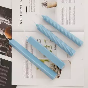 1 шт., принадлежности ручной работы, ароматические свечи для романтического ужина, литьевая форма, длинная колонна, наконечник шестерни, восковая акриловая форма для свечей 18.5cm cylinder