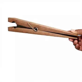 1 шт. прищепка для белья, экономящая место, с пружинами, устойчивая к ржавчине, настенный держатель для полотенец, деревянный зажим для полотенец 30X5X4cm