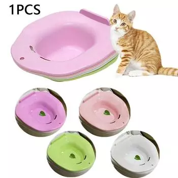 1 шт., приучение к туалету для кошек, писсуар, горшок, принадлежности для приучения к туалету фиолетовый