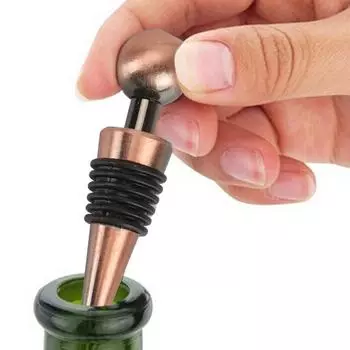 1 шт. пробка для красного вина из цинкового сплава, серебряная бронзовая пробка для вина, набор для вина, праздничный подарок, оптовая продажа