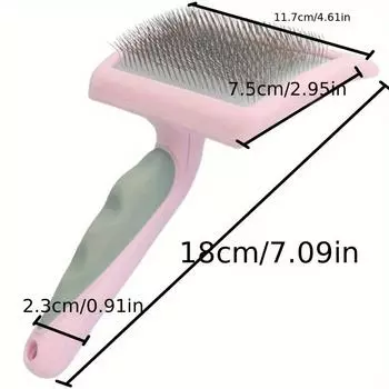 1 шт. Прочная АБС расческа для груминга собак - Инструмент для удаления шерсти питомцев для всех пород, Принадлежности для груминга собак, Удаление шерсти питомцев