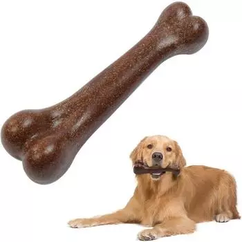 1 шт. прочная игрушка для жевания собак, игрушки для чистки зубов домашних животных для маленьких, средних и крупных агрессивных жевателей, нетоксичная игрушка-имитация для собак, неразрушимая 12cm-1PCS жёлтый