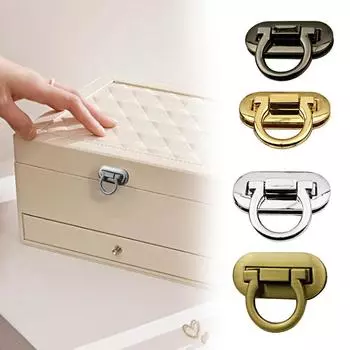 1 шт прочная металлическая застежка сумочка кошелек сумки фурнитура аксессуары поворотный замок мода высокое качество