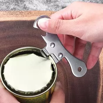 1 шт. Прочная открывалка для бутылок и консервных банок из нержавеющей стали — легко открывает пиво, газировку и многое другое 1pc
